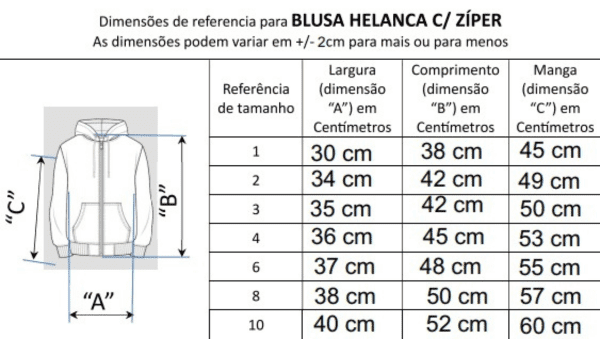 Blusa de Helanca com Zíper - Imagem 2